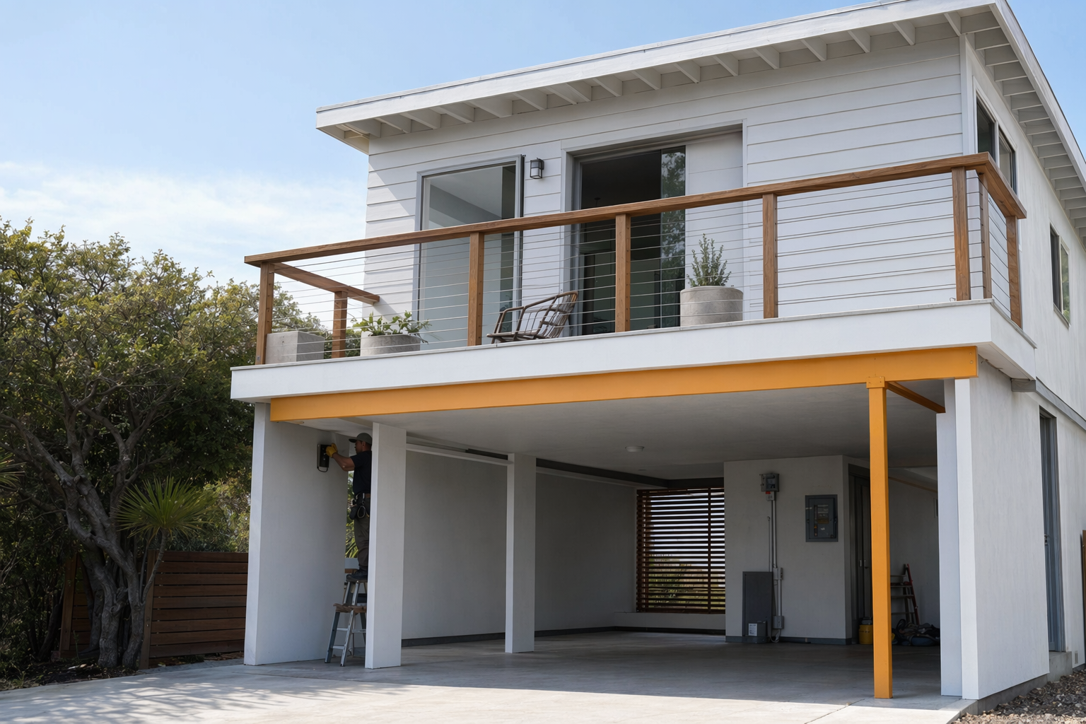 If Your Home Has a Garage Below the Main Living Area